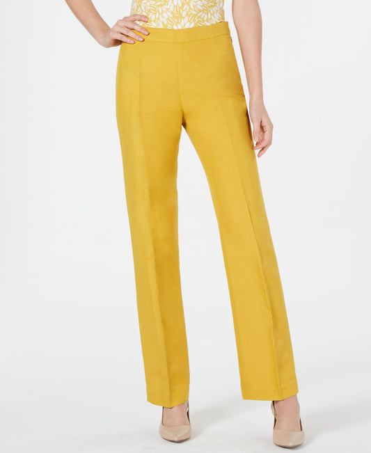Petite Side-Zippered Pants