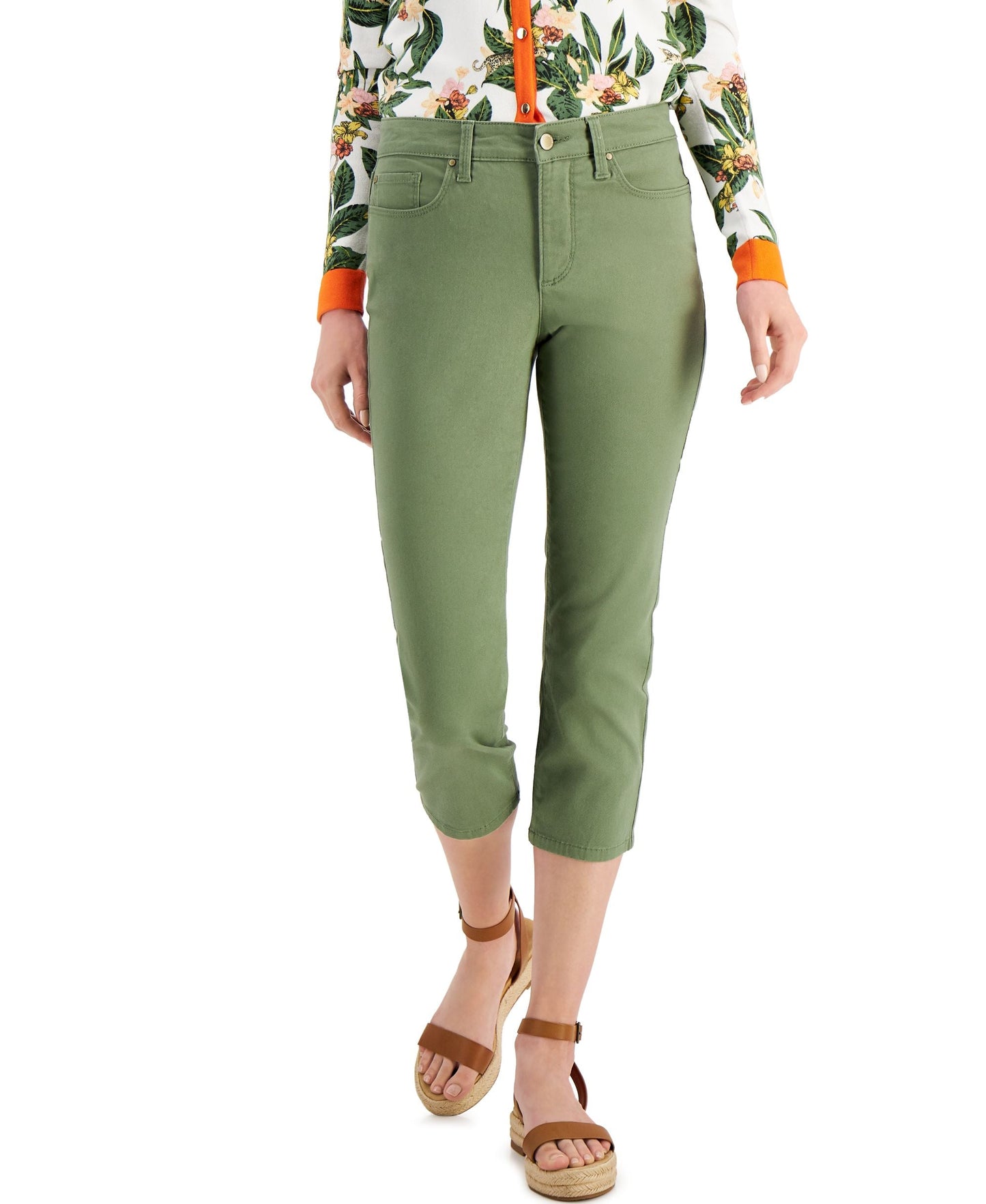 Women's Tummy Control Bristol Capri Jeans