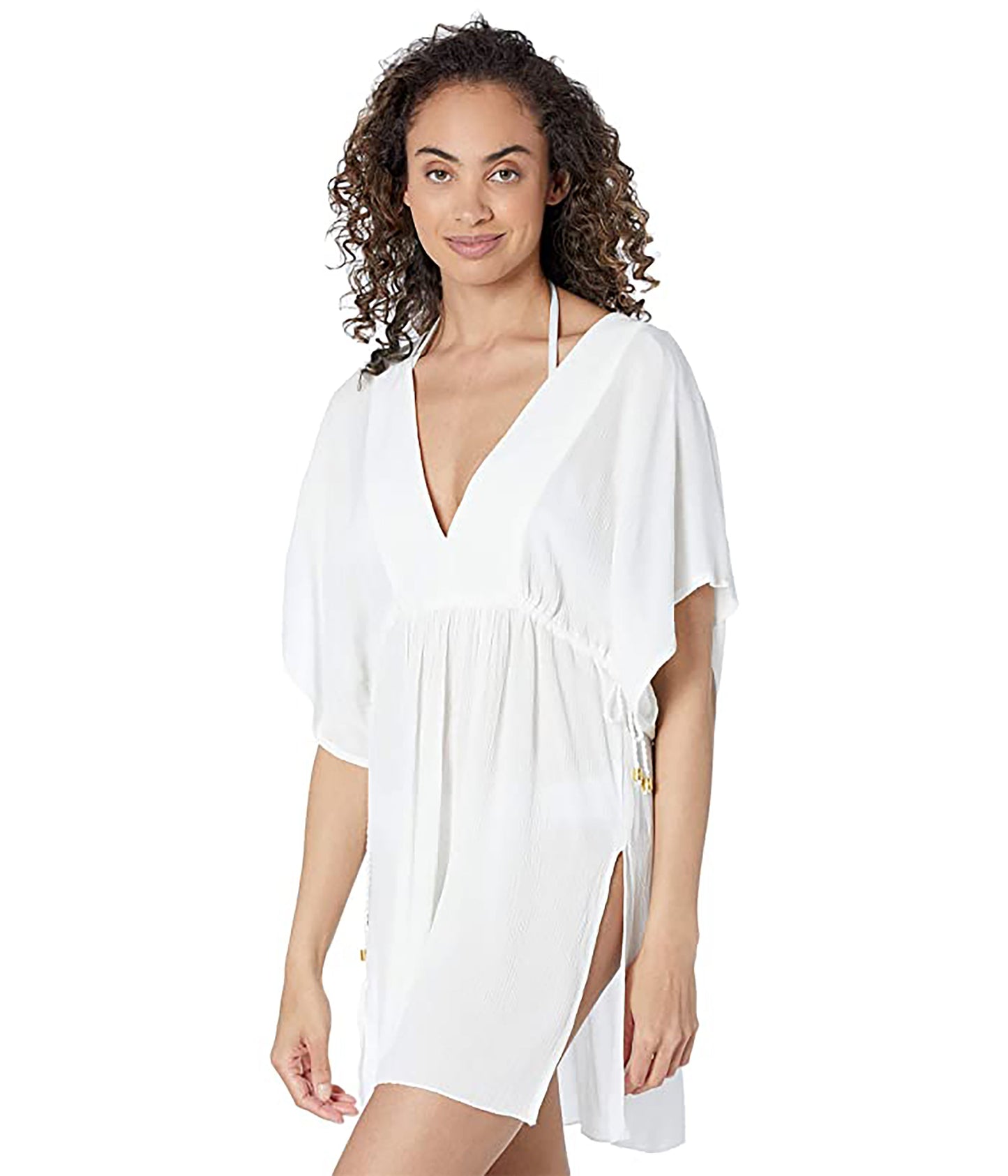 Lauren by Ralph Lauren Crinkle Rayon Tunic
