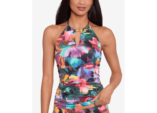 Women's High-Neck Halter Tankini