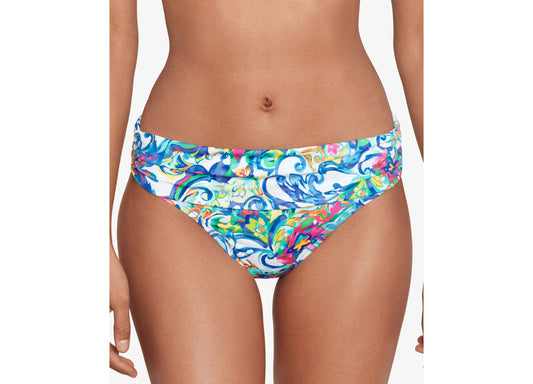 Women's Printed Banded Hipster Bikini Bottoms