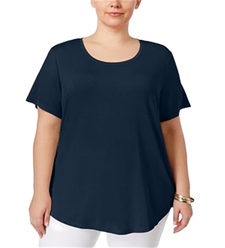 Plus Size Short-Sleeve Top