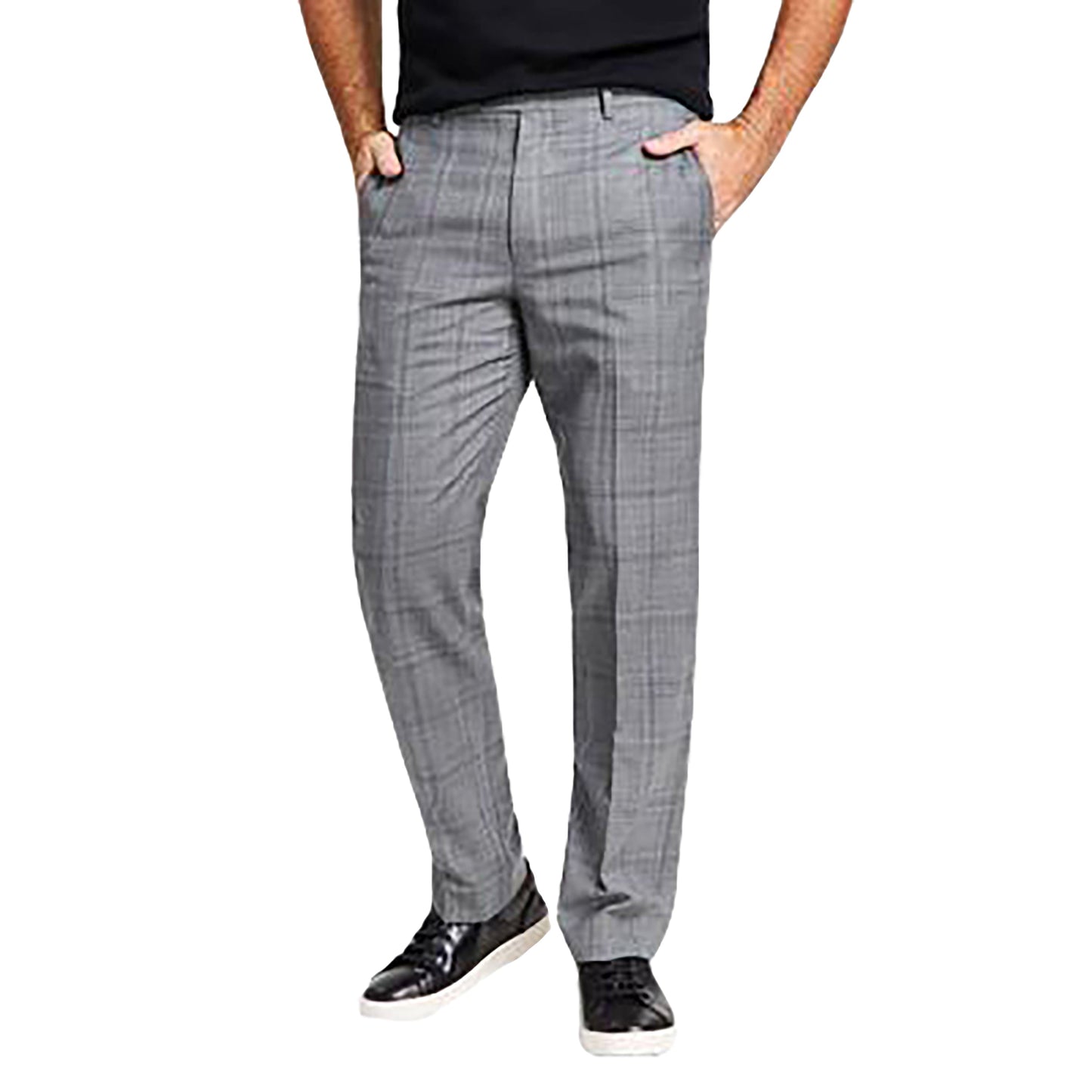 Men's UltraFlex Classic-Fit Wool Suit Pants