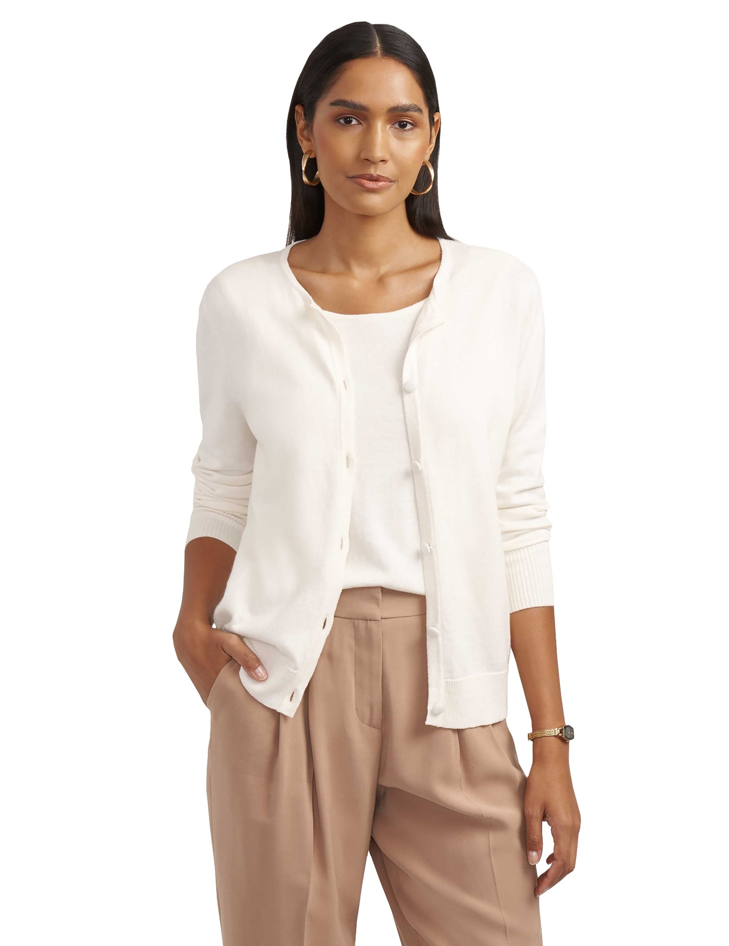 Anne Klein Womens Cardigan