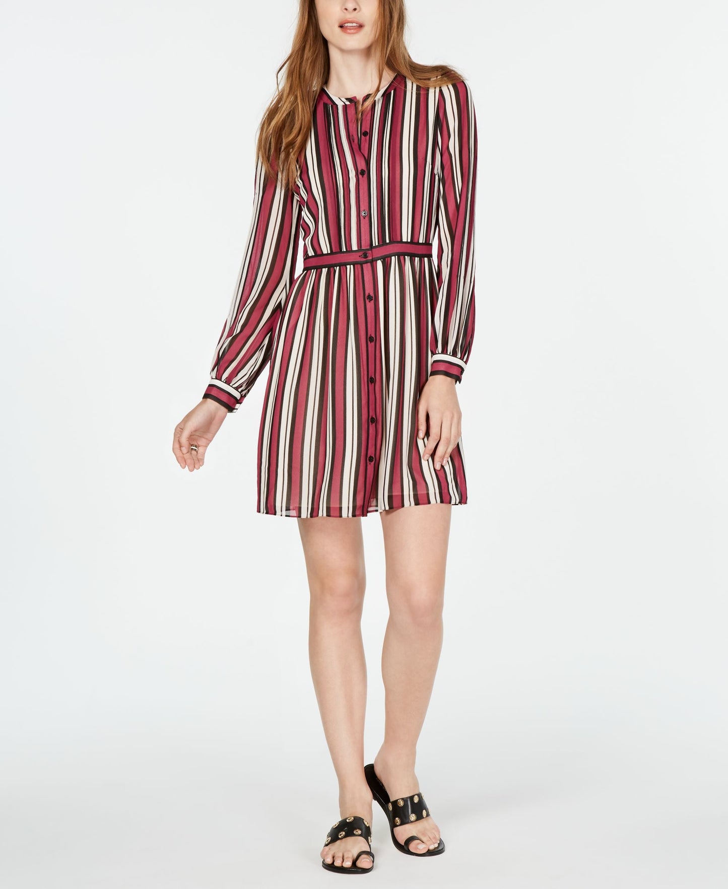 Michael Michael Kors Pintuck Trim Shirtdress