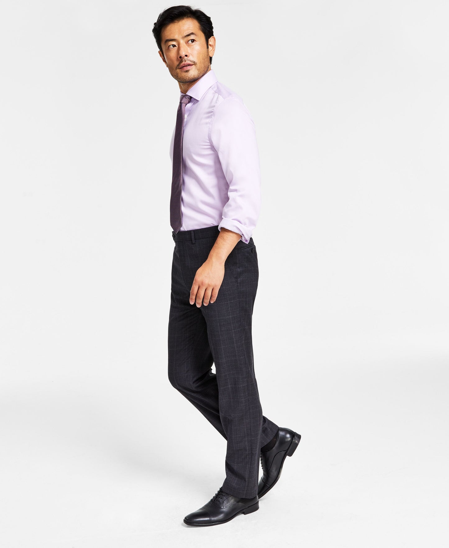 Men's UltraFlex Classic-Fit Wool Suit Pants