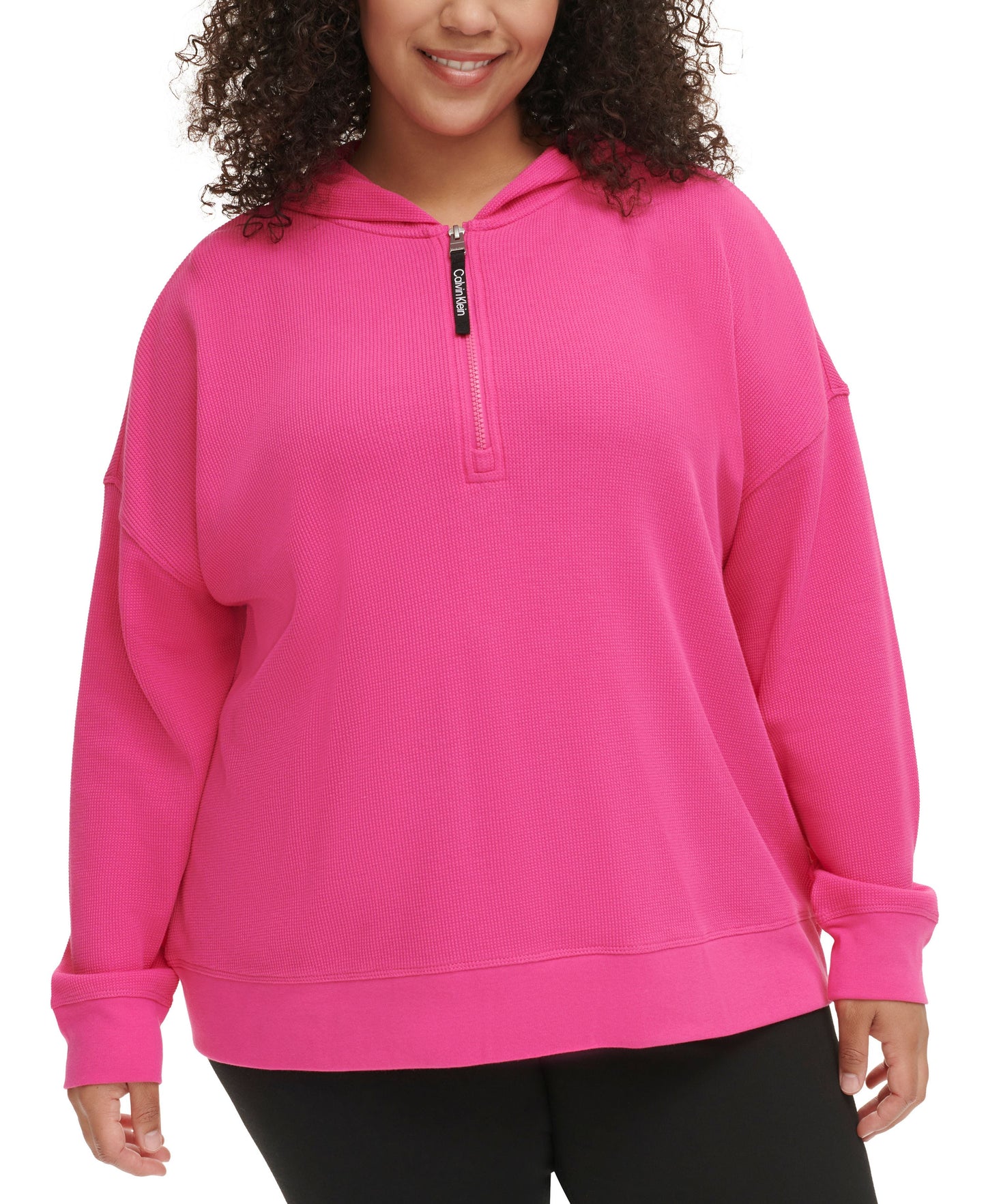 Performance Plus Size Thermal Quarter-Zip Hoodie