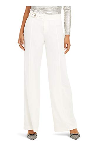 INC Side-Belt Wide-Leg Pants