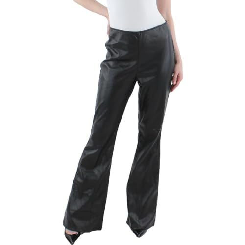 Jessica Simpson Women's High Rise Pull On Contour Flare Jeans, Black, 27 Regular