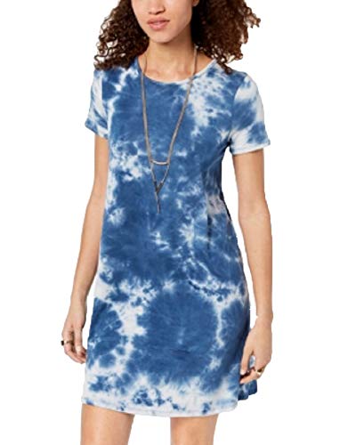Juniors' Tie-Dyed T-Shirt Dress